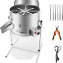 18 Leaf Bowl Trimmer,110V Electric Hydroponic Trimmers, Leaves Buds Trimming Machine, stepless Transmission Leaf Bud Trim Reaper for Plants Buds and Flowers with 6 Extra Blades