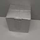 Potchen 2 Pcs Ramadan Tray Decor Eid Mubarak Date Holder with Clear Dome Lid Mardi Gras Serving Tray 6.69" Metal Gold Eid Al-fitr Dessert Container for Nuts Baklava Samosa Halva Candies Cookies