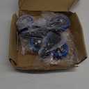 3 Inch Swivel Stem Caster Wheels Heavy Duty Threaded Stem Mount Casters Set of 4 with American Size UNC 3/8"-16 x 1