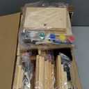 Liliful 6 Pack DIY Wooden Birdhouse Kit, Crafts for Kids and Adults, Bird House with Paint and Paintbrushes Painting Kits for Boys and Girls, Easter Basket Stuffers Classroom Gifts for Ages 4-8