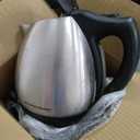 Hamilton Beach Electric Tea Kettle, Water Boiler & Heater, 1.7 Liter, Cordless Serving, 1500 Watts for Fast Boiling, Auto-Shutoff and Boil-Dry Protection, Stainless Steel (40880)