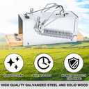Qualirey 1 Pcs Tube Trap Squirrel Trap Outdoor Safe and Effective Pest Control Ground Squirrel Killer for Commercial and Residential for Backyards, Patios, Gardens