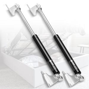 13 Inch 100Lbs 445N Gas Struts for Heavy Lid, RV Bed Heavy-Duty Tool Box Large Floor Hatch Marine Boat Deck Hatch, 13" DIY Gas Shocks Lift Lid Kit with L Mount Brackets, 2 Pcs by IAQWE