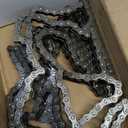 CHR #35 Roller Chain - 10FT | 319 Links + 2 Free Connecting Links | 3/8" Pitch Carbon Steel Chain | Industrial Chain for Bikes, Go-Karts, Bicycles & Machinery | ISO 9001-2000 Certified