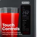 Iceman by Chefman Slush-Ease 68oz Slushie Machine, 48oz Liquid Capacity Frozen Drink Maker & Slushy Machine with 5 Presets and LED Display, Perfect for Frozen Margaritas, Frappes, Smoothies & Shakes 