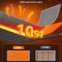 Extra Large Food Warming Mat with Heat-Resistant Pad, 36X15 Inch, 6 Temperature & 6 Timer Settings, Child Lock Safety,Food Warmer Chafing Dishes Fits for Family Dinners and Parties
