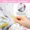 Moukeren 2 Pack Flower Spandex Tablecloth 6ft Stretch Table Cloths Fitted Rectangular Table Cover Washable Decorative Cloth for Party Wedding Banquet Birthday Celebration Decor(Poppy Flower)