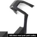 Voodonala Black Grain Steering Wheel Decoration Cover Frame Trim for 2015 2016 2017 2018 2019 2020 Ford F150 F250 F350 Super Duty