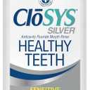 Closys Healthy Teeth Anti-Cavity Oral Rinse Mouthwash with Fluoride, Non-Burning, Non-Irritating  32 Fl Oz