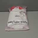 ShinyBeauty 3 Feet 1 Yards White Sequin Fabric, by The Yard, Sequin Fabric, Tablecloth, Linen, Sequin Tablecloth, Table Runner Photo Booth Backdrop Glitter Fabric(White)