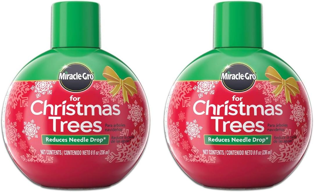 Miracle-Gro for Christmas Trees Plant Food, Hydrates Trees and Keeps Christmas Trees Green All Holiday Season, 2-Pack
