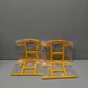 4Pcs ABS Heavy Duty Extension Cord Storage Reel Christmas Light Storage Reels Portable Cord Organizer Yellow H-shape Wrap-Holds Extension Cord Winder for Indoor & Outdoor