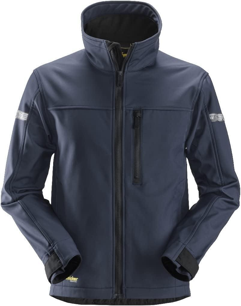 U12009504005 AllroundWork Softshell Jacket (Navy/Black) - Medium