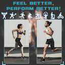 Hiball Adjustable Hip Brace, Groin & Hamstring Compression Wrap for Men Women, Thigh Compression Sleeve With 6 Pressure Straps, Buttock & Quad Support, Upper Leg Brace for Sciatic Nerve Pain, Bursitis (Right, Black (XL))