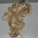 KOME Ombre Blonde Synthetic Lace Front Wig,13x4 HD Lace Layered Wave Glueless Wigs for Women Daily Use 26IN