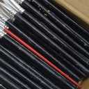 Crtiin 60 Pcs Operation Christmas Bulk Items Paint Brush for Acrylic Painting Paintbrushes Bulk Artist Brush for Detail Watercolor Oil Art(Black,1 Inch)