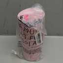 Owala SmoothSip Slider Insulated Stainless Steel Coffee Tumbler, Reusable Iced Coffee Cup, Hot Coffee Travel Mug, BPA Free 20 oz, Pink (Pucker Up)