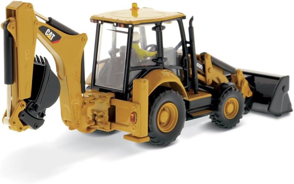 Diecast Masters 1:50 Scale Caterpillar 432F2 Side Shift Backhoe Loader | High Line Series Cat Trucks & Construction Equipment Model 85249