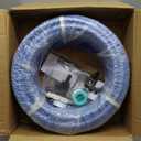 Air compressor fitting Kit 1/2 "x 100 ft. Air piping system Air compressor fitting kit with hose, connector, block, clamp