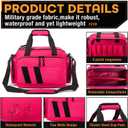 Range Bag - Tactical Gun Bag for Handguns, Pistols and Ammo. Padded Shooting Duffle Bag for Hunting, Sport
