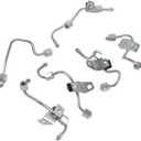 GELUOXI Fuel Injector Supply Lines Feed Lines Replacement for 2003-2009 Dodge Ram 2500 3500 5.9 Cummins Diesel 5086871AA 5086872AB