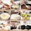 Deedro Premium Mixing Bowls with Airtight Lids Set, 22Pcs Thicker Stainless Steel Mixing Bowl Set, Large Prep Metal Bowls, Non-Slip Silicone Base Nesting Bowls for Kitchen, 1.5/2/3/4/5 QT, Khaki