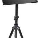 Gemini Sound PST-01 Universal DJ Equipment Accessories Laptop Computer Projector Screen Mount Desk Tripod Stand Tray Perfect for Live, Studio, Home Book Stand or Keyboard Use