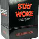Kinfolk Stay Woke - A Trivia Black Card Game Celebrating Black Movies, Music, and Cultural Heritage - Engaging, Educational Entertainment for Groups, Embracing African-American Legacy with Fun.