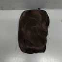 Semme Doll Wigs For 16 Inch Dolls, BJD Doll Wig, Straight Bang Shoulder Length Soft Fiber, Easy Cutting, for 1/3 BJD Doll (Dark Brown)