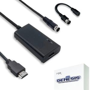 LEVELHIKE HDMI Cable for Sega Genesis Model 1/2 / 3, Sega CD, Sega CDX, Sega 32X, Sega Nomad, Original Sega Master System Console