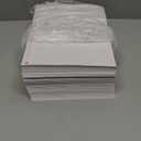 1000 Sheets 2 Part Perforated Paper Professional Half Sheet Perforated Paper 8.5 x 11 for Postcards, Flash Cards, Index Cards, White