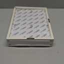 Egofine 9x12 Floating Frames Set of 2, Double Plexiglass Picture Frame, Made of Solid Wood Display Any Size Photo up to 9x12, Wall Mount or Tabletop Standing, Beige