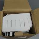 DAOTENGQL 6Tier Over The Door Pantry Organizer with Mesh Baskets, Adjustable & Stable Hanging Spice Rack for Kitchen, Bathroom, Bedroom, and Baby Essentials Storage (16" W 6Tiers, White)