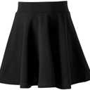 Hvididan Skirt for Girls,Uniform Pleated Skater Skirts Kids Casual Mini Flare Plain , size 150cm