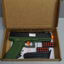 Stress Shot Toy Gun - Soft Bullet Toy Gun, Semi-Automatic Mode, Realistic Shell Ejecting Toy Guns, Birthday, Green