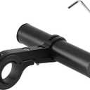 TRIWONDER Bike Handlebar Extender Aluminum Alloy Single Bicycle Handlebar Extension Double Clamp Bike Bracket for Holding Motorcycle E-Bike Lamp Speedometer GPS (Aluminum Alloy - Single clamp - 10cm)
