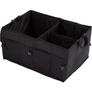 Trunk Organizer for Car, Foldable Storage Bags, Sturdy Trunk Organization for Car Accessories, Tools, 3 Compartments, Automotive Consoles and Organizers
