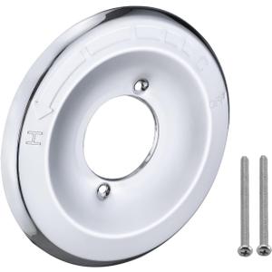 Replacement Escutcheon Plate for Delta 1300/1400 Series, for One-Handle Tub and Shower Faucets, Single Metal Round Shower Escutcheon Kit, Chrome