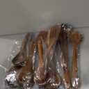 Wooden Spoons for Cooking,10 Pcs Natural Teak Wooden Kitchen Utensils Set Wooden Utensils for Cooking Wooden Cooking Utensils Wooden Spatulas for Cooking (10)