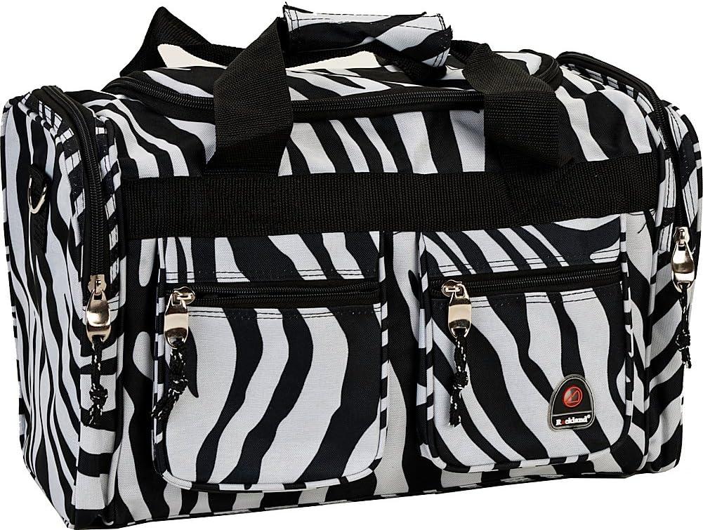 Rockland Duffel Bag (19-Inch, Zebra)