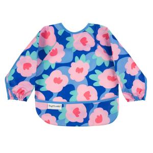 Tiny Twinkle Long Sleeve Bib for Babies & Toddlers  Waterproof Smock Bib for Eating  Machine Washable & Mess-Proof, Baby Feeding Essential & Shower Must-Have(Floral Blue, 2-4Y) Tiny Twinkle Long Sleeve Bib for Babies & Toddlers  Waterproof Smock Bib for Eating  Machine Washable & Mess-Proof, Baby Feeding Essential & Shower Must-Have(Floral Blue, 2-4Y)