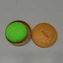 Dumpling Squishy, Giant Glitter Dumpling, Mystery Squishy Dumplings Box, Jumbo Squishy Toy with Steamer Box, Soft Squeeze Decompression Dough, Easter Basket Stuffers (Green)