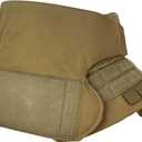 Tactical Neck Protective Accessory - Hook and Loop Equipment MOLLE System Airsoft Paintball Guard Soft Pad Insert (CB)