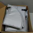 Sosoport Outdoor Firewood Rack Cover Log Rack Protector with Drawstring Durable Windproof for Winter Storage and Outdoor Use (Silver)