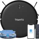 Robot Vacuum and Mop Combo, Slim 2-in-1 Vacuum Robotic with Strong Suction, Auto-Charging, Scheduling, Smart Robot Vacuum Cleaner Ideal for Pet Hair, Hard Floors & Low-Pile Carpets