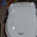 Bio Bidet Bliss BB1000 Electric Bidet Toilet Seat, Warm Water with Air Dryer, Heated Seat with Slow Close Lid, Remote Control, Elongated White