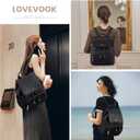 LOVEVOOK Mini Backpack for Women,Small Backpack Purse for Travel Work Cute Backpack Daypack With Anti-theft Pocket Mini Bag for Daily College Shopping