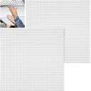 Tuanse 2 Pack Egg Crate Panel 2' x 2' with 1/2x3/8 Ceiling, 2' X 2', White