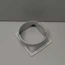 5.9 Inch Portable Air Conditioner Exhaust Hose Coupler, Square to Round Coupler, Window Adapter Mobile Air Conditioner Accessories Not Universal, Check Compatibility(Square)