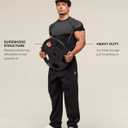 Men's Athletic Compression Short Sleeve Shirt, Breathable Quick Dry Gym Workout Top, Stretch Performance Sportswear (Black, XL)
